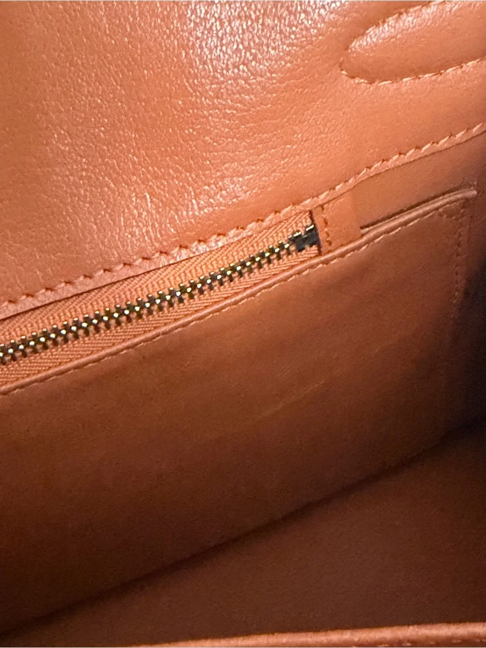 Orange Crocodile Embossed Leather VINTAGE PLK 35 CM BIRKIN PHW